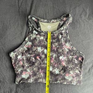 RBX Zen Super Soft Bra Top - Zen Floral gray